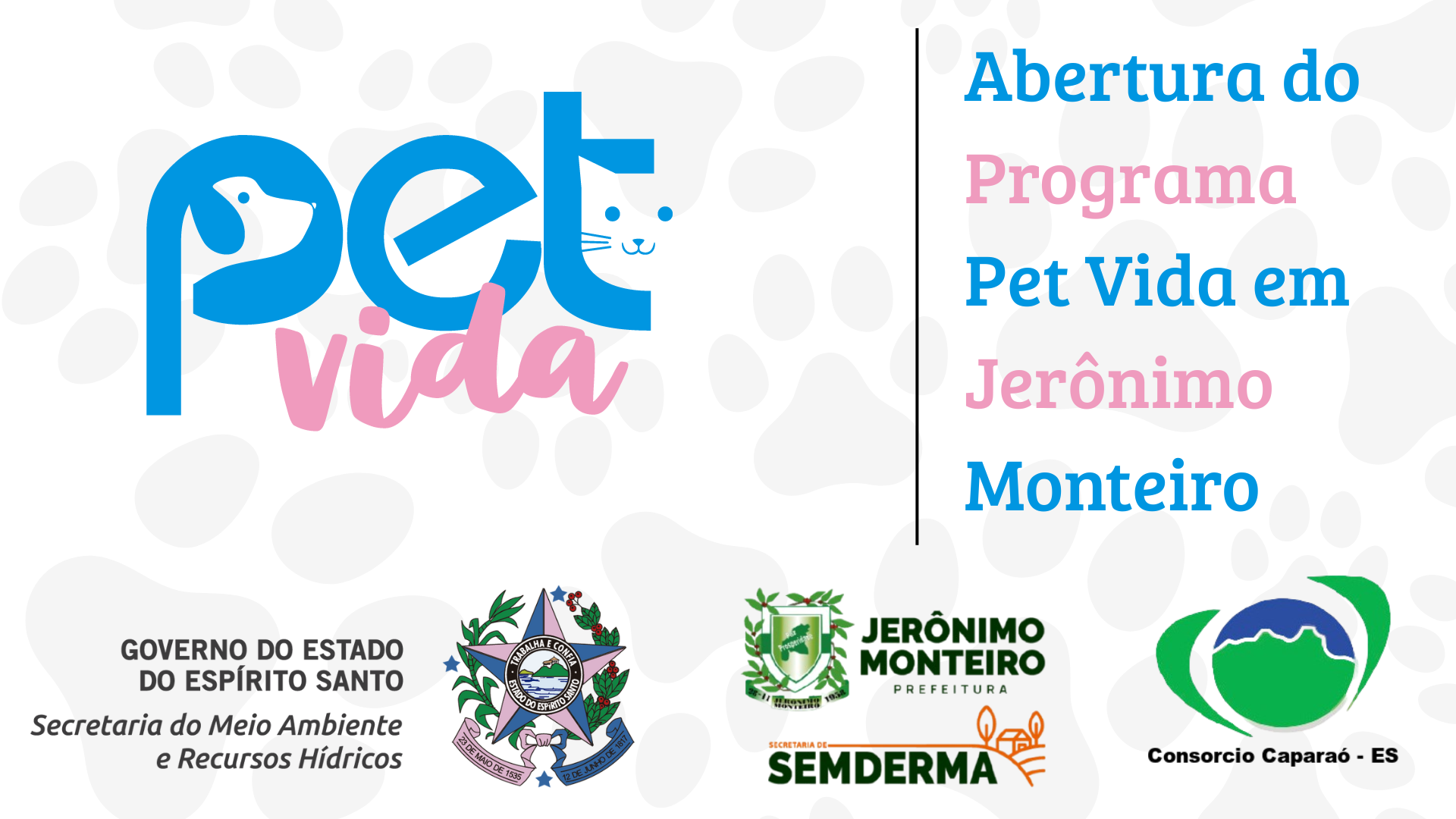 Jerônimo Monteiro recebe abertura do Programa Pet Vida